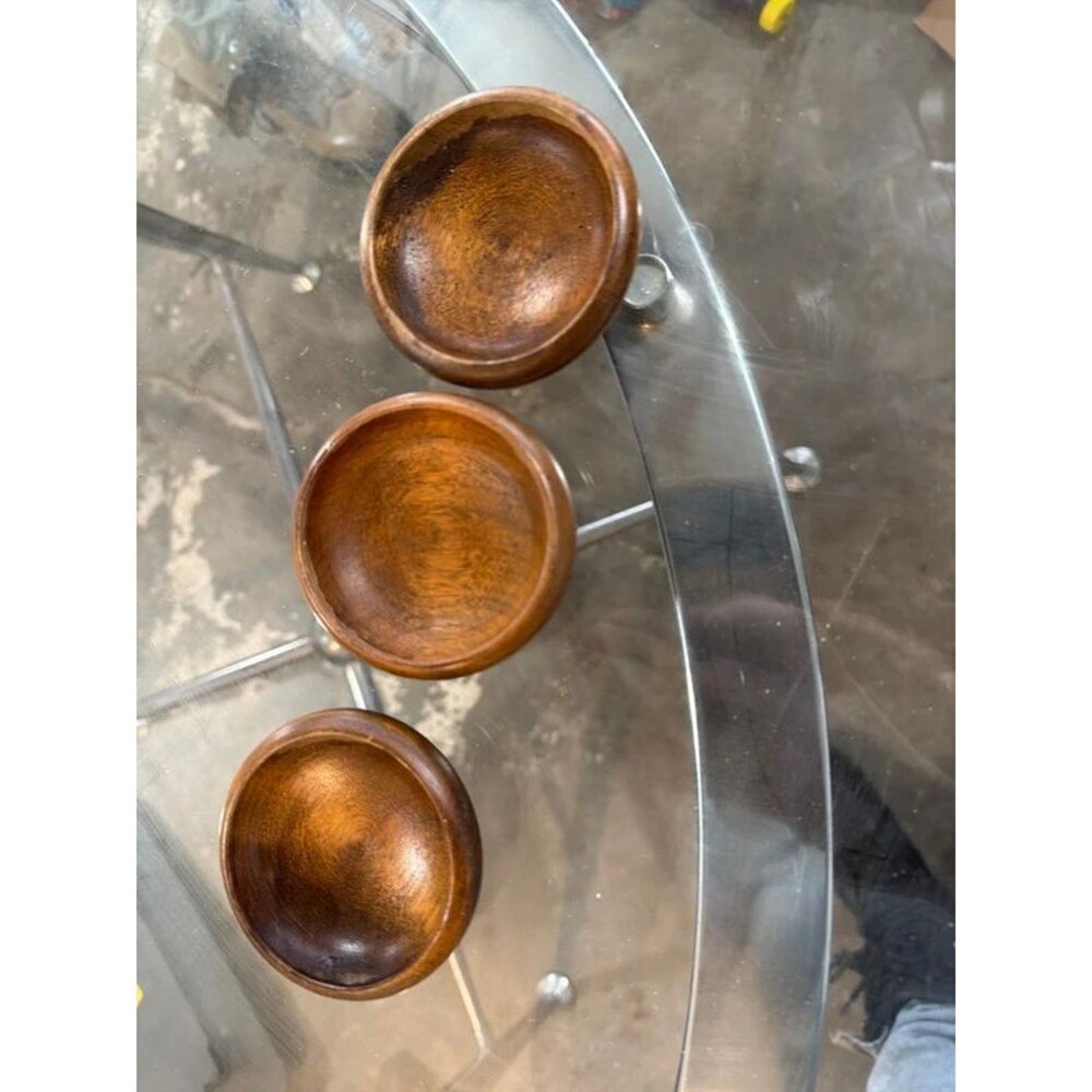 Vintage wooden bowls